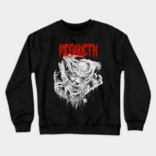 Creeping Skull Megadeth Crewneck Sweatshirt